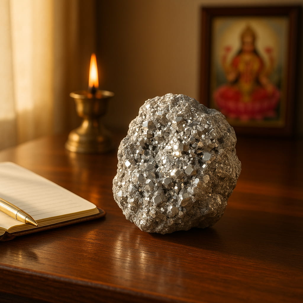 🎁 Gift - Pyrite Geode (₹499) – Auto-Added